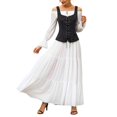 thumbnail image 5 of HXWCHs Halloween Women Vest Cosplay Waistcoat Halloween Gothic Bodice Size: XL Black, 5 of 7