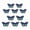 Dark Blue, variant on 10Pcs Butterfly Iron on Patches Embroidered Butterfly Applique Sew on Patches