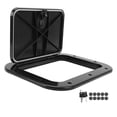 thumbnail image 2 of Marine Access Hatch Boat Hatch Lid Deck Access Hatch And Lid Boat Deck Access Hatch With Lid ABS Anti Aging Impact Proof Compartment Door For RV Trailer Yacht, 2 of 8