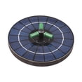 thumbnail image 1 of 4W Colorful Solar Fountain Pump With Rotatable Nozzle Rgb Led Light Solar Water Pump With Battery Free Standing Auto-Shut Off Circle Fountain For Bird Bath Garden S Pond, 1 of 7