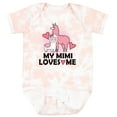 thumbnail image 3 of Inktastic My Mimi Loves Me Llama Girls Baby Bodysuit, 3 of 5