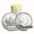 thumbnail image 3 of 1 oz Silver Canadian Maple Leaf (Milky, Cull, Damaged, Circulated, Cleaned), 3 of 3