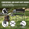 thumbnail image 3 of Ozark Trail Director Chair with Side Table, Black, 3 of 12