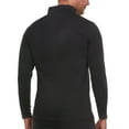 thumbnail image 4 of Body Glove Men's Thermal Top - Warm Winter Shirt - Collared Long Sleeve Thermal Undershirt for Men, Black/S, 4 of 6