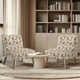 thumbnail image 4 of HELLHERO Anti Scratch Armless Accent Chair Protector for Office, Elastic Armless Accent Chair Cover, Cactus Calf, 4 of 8