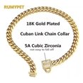 thumbnail image 4 of Rumypet Collar De Cadena De Oro Para Perro, Collar De Cadena, 4 of 5