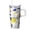 Texture-489, variant on 20oz Travel Tumbler with Handle and Straw, Geometric Stainless Steel Double Wall Insulated Coffee Mug Leak-Proof