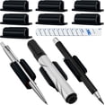 thumbnail image 1 of 10 soportes para bolígrafos para escritorio, soporte adhesivo para bolígrafos para sujetapapeles de aula, soporte para lápices de silicona y soporte para marcadores para la escuela, 1 of 5