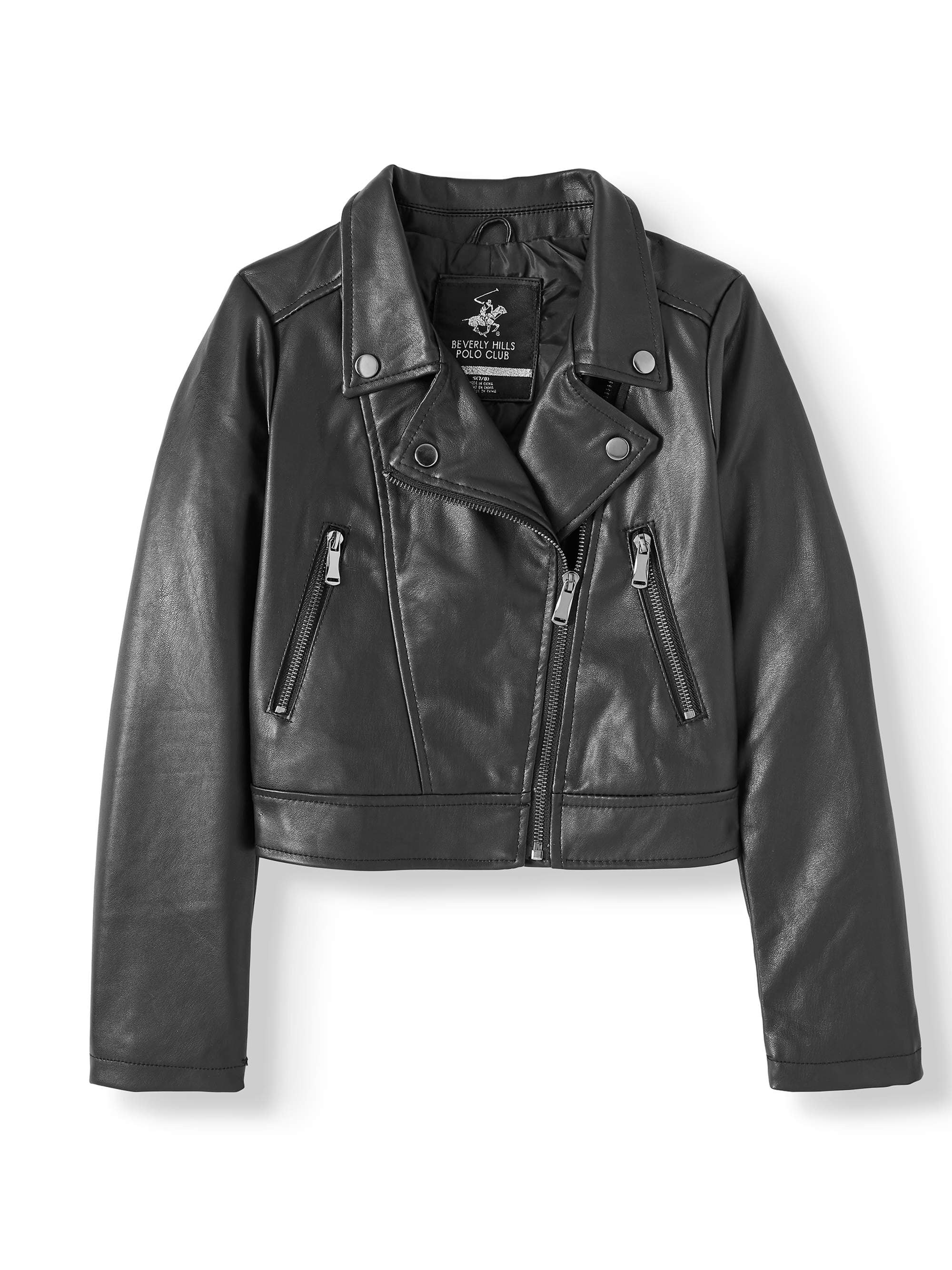 beverly hills polo club leather jacket