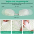 thumbnail image 5 of iMounTEK Adjustable Pregnancy Pillow Soft Support for Maternity Women Sleeping, Detachable Cover, Green, 5 of 9