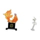 thumbnail image 5 of Adorno moderno de resina con carpa y bailarina. Figura decorativa china creativa de animal y bailarina para escritorio, dormitorio, oficina o decoraci, 5 of 8