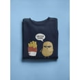 thumbnail image 3 of Potato Is The Father Of Fries. Sweatshirt Men -GoatDeals Designs, Male 4X-Large, 3 of 4
