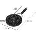 thumbnail image 2 of Iron Heat Diffuser Plate Evenly Conduction Heat Plate,flame Reducer Simmer Ring For Gas Stove Glass Cooktop Converter Coffee Milk, 2 of 5