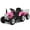 Pink, variant on Infans 12V Kids Ride On Tractor with Trailer Ground Loader w/ RC & Lights Pink