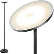 Andoe Floor Lamp, 30W 2800LM LED Modern Torchiere Sky Lamp, Super Bright Dimmable Standing Tall Lamp with 4 Color Temperatures, Remote Touch Control