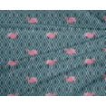 thumbnail image 4 of oneOone Polyester Lycra Fabric Geometric & Flamingo Bird Print Fabric BTY 56 Inch Wide, 4 of 4