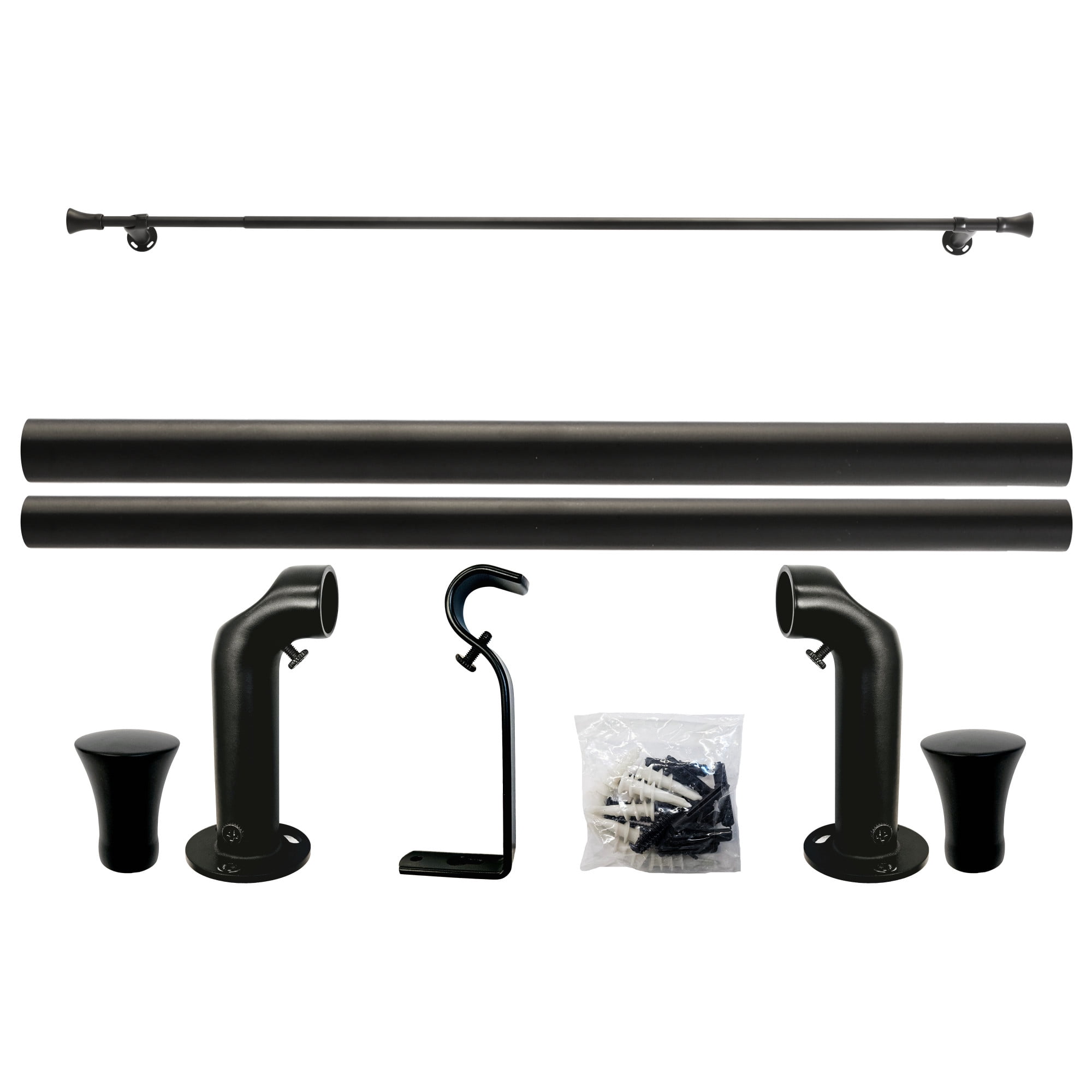 Loft Living Travis Blackout Grommet Curtain Rod 48 To 86 in
