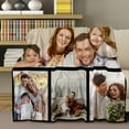 thumbnail image 4 of Custom Blanket Personalized Blanket with Photos Text Customized Picture Throw Blanket for Adult Kids Dad Mom Grandpa Grandma for Birthday Christmas Valentines, 10 Photos, 4 of 6