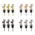 thumbnail image 5 of 3 Pack Nonrust Steel Automatic Liquor Pourers Leak proof Wine Bottles Spouts For Oil Vinegar Sturdy Kitchens Tool, 5 of 8