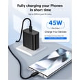 thumbnail image 3 of Cargador Ryaobwu USB C Súper Rápido 45W para Samsung Galaxy S25, 3 of 8