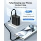 thumbnail image 3 of Cargador Ryaobwu USB C Súper Rápido 45W para Samsung Galaxy S25, 3 of 8