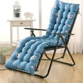thumbnail image 7 of VUYUEN Clearance Sun Lounger Chair Cushions, Sundlight Patio Cushions Chaise Outdoor Mattress Recliner Quilted Thick Padded Seat Cushion Reclining Chair Rocking with Ties, 7 of 7
