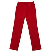 Rafaella Women's Comfort Slim Leg Dress Pants in Ruby, Size 6