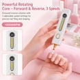 thumbnail image 3 of DAYBETTER Electric Nail Drill Kit 16000RPM, Rechargeable Cordless Nail File Machine with LED Display, Low Noise E-File for Acrylic Gel Nails, Home Salon Use, 3 of 6