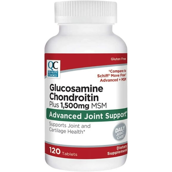 Glucosamine Chondroitin   1500 mg MSM Tablets 120 ct