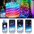 thumbnail image 1 of Guirnalda de luces LED Eccomum 12 colores 66 pies 200 luces USB, 1 of 5