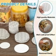 thumbnail image 3 of Uxcell 20mm/24mm/28mm/38mm/63mm/70mmFoam Lid Liner, 300Pcs Adhesive Round PS Pressure Sensitive Seals, Cap Liners Resistant Tamper for Plastic Glass Jar Bottle Cap Canning Vials Seals, 3 of 7