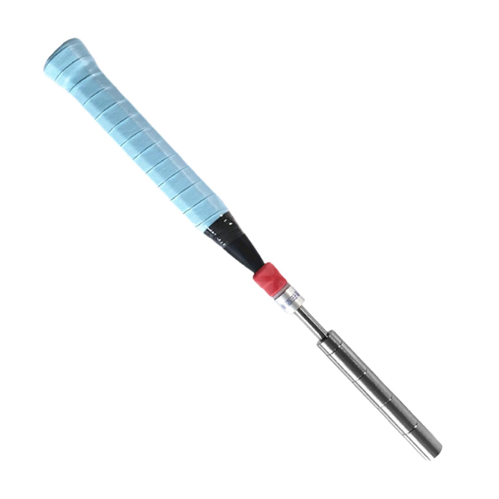 Dualoai Badminton Racket Swing Trainer Adjustable Weight Warm up Stick for Beginners 300g