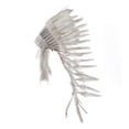 thumbnail image 1 of de plumas , sombrero de jefe para cosplay, espectáculo de Halloween, fiesta de baile, 1 of 8