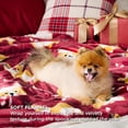 thumbnail image 5 of Christmas Throw Blanket - Soft and Warm Sherpa Christmas Corgi Throw Blankets for Couch, Sofa, Bed, Winter Blanket for Christmas, Decoration Gift Blanket Corgi Red Throw (), 5 of 7