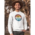 thumbnail image 2 of Dreaming Surf California Sweatshirt Men -Image by Shutterstock, Male 4X-Large, 2 of 4