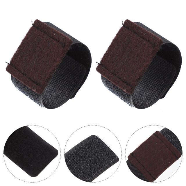 OULII 6Pcs Chair Feet Protectors Black Cloth Material Easy Fit for Anti Skid Furniture