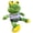Coach Frog, variant on 11" Princess Frog Plush Doll, Team Spirit CS2 Red White Stripes Stuffed Toys Gift for Game Fans (#A, 1Pc)
