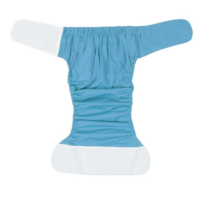 Pa?ales de Tela para Adultos, pa?ales Impermeables y Reutilizables, Ropa Interior Protectora de incontinencia Unisex con máxima absorción (Cintura Ajustable: 19.7-49.9 Pulgadas/Azul) EOTVIA No