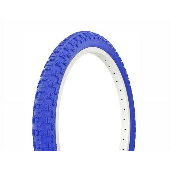 Tire Duro 20" x 2.125" Blue/Blue Side Wall HF-143G. Bicycle tire, bike tire, lowrider bike tire, lowrider bicycle tire