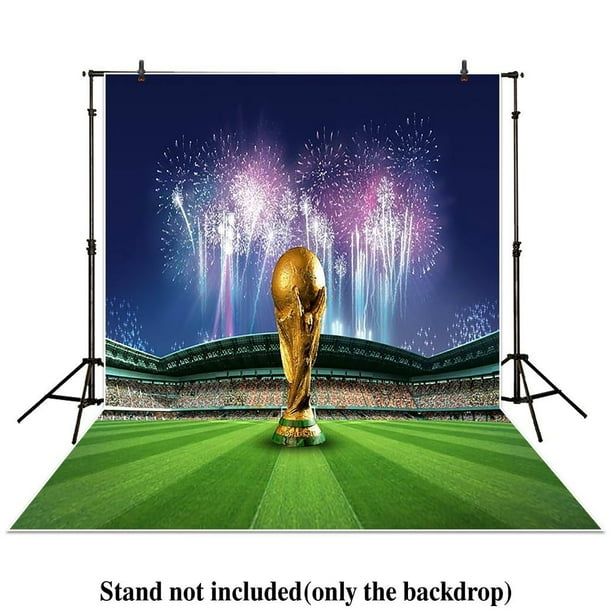 Hellodecor Polyester Fabric 5x7ft Photography Backdrop Sport World Cup Football Soccer Stadium Celebrate Fireworks Background Props Photocall Photobooth Photo Studio Walmart Com Walmart Com