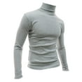 thumbnail image 1 of Pull Col Roulé Thermique Ajusté Basique Décontracté pour Hommes, 1 of 4