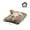 Khaki, variant on Katieovy Large Dog Bed, 40 x 26 inch Fluffy Plush Dog Cage Bed, Washable Dog Mat with Non-Slip Bottom for Large Dogs,Gray