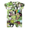 thumbnail image 2 of Invader Zim Baby Boy Girl Romper Short Sleeve Cotton Bodysuit Outfits Jumpsuit Summer One Piece Clothes, 2 of 8