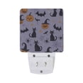 thumbnail image 5 of Yayeee LED Plug in Night Light for The Home with Auto Dusk to Dawn Light Sensors, 2 Pack, Purple Halloween Pumpkin, 5 of 6