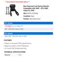 thumbnail image 2 of Rear Rearward Leaf Spring Shackle - Compatible with 2000 - 2013 GMC Yukon XL 2500 2001 2002 2003 2004 2005 2006 2007 2008 2009 2010 2011 2012, 2 of 2