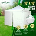 thumbnail image 2 of Caravan Canopy CVAN11007912014 4 Sidewall Kit Only, for Outdoor Tent, White, 2 of 9