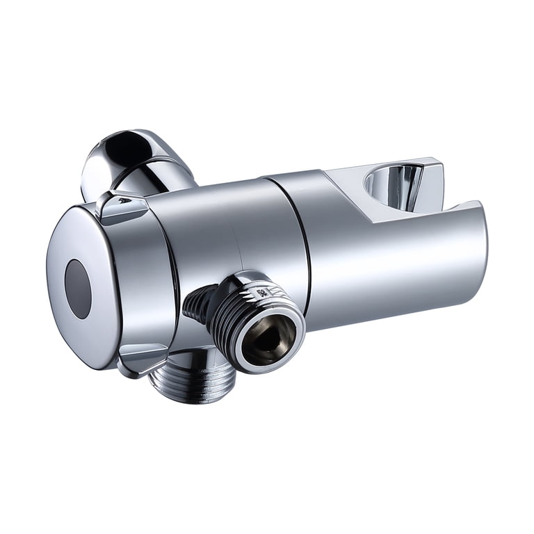 Mainstays 3-Way Shower Diverter, Chrome T Adapter photo 1