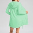 thumbnail image 5 of Shihyeh Women's UPF 50+ Swim Cover Up Sun Protection Hoodie Long Jacket SPF Lightweight Beach Cover Ups for Women, 5 of 7