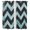 Teal, Black, Gray, variant on Abstract Pink Tier Curtains 24 Inch Length, Geometric Zigzag Waves Bohemian Stripes Cafe Short Curtains for Bathroom Over Sink, Small Kitchen Curtain Light Filtering Drapes 2 Panels 27.5"Wx24"L