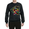 thumbnail image 3 of Dean Russo The Only Person Dog Lover Unisex Crewneck Graphic Sweatshirt, Black, X-Large, 3 of 6